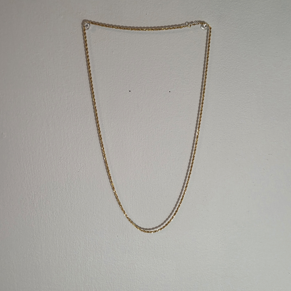 Monet Vintage 80s Rope Chain Necklace